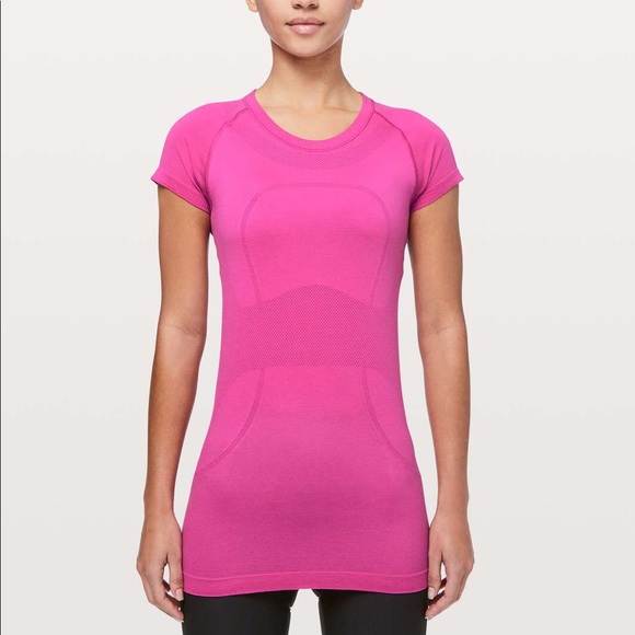 lululemon athletica Tops - Pink lululemon swiftly tech t shirt